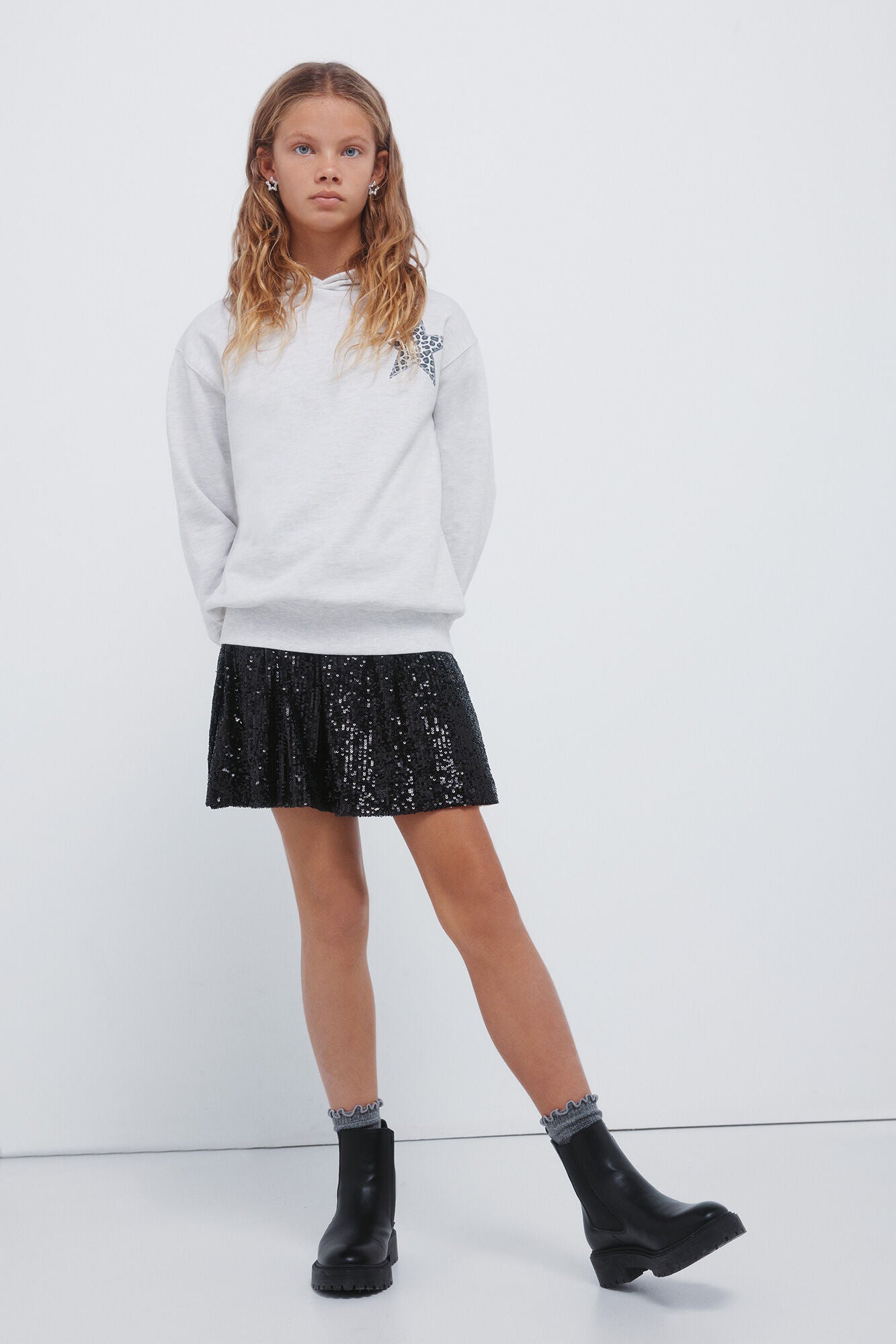 Sequined skirt for girls