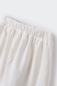 Girls' Swiss embroidery skirt