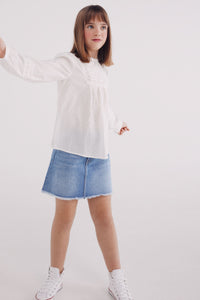Girl's denim skirt