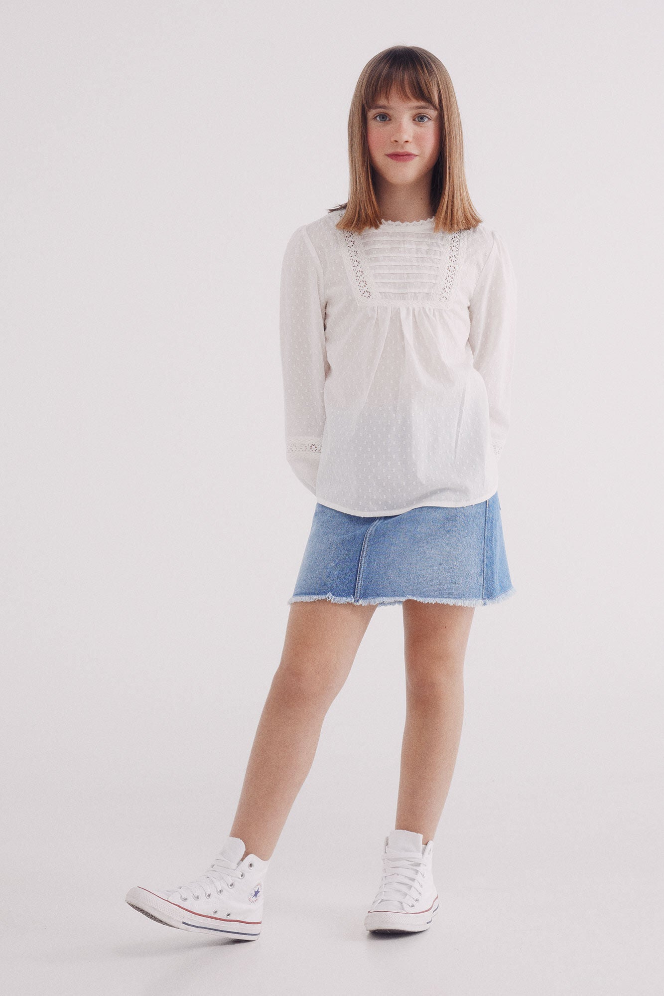 Girl's denim skirt