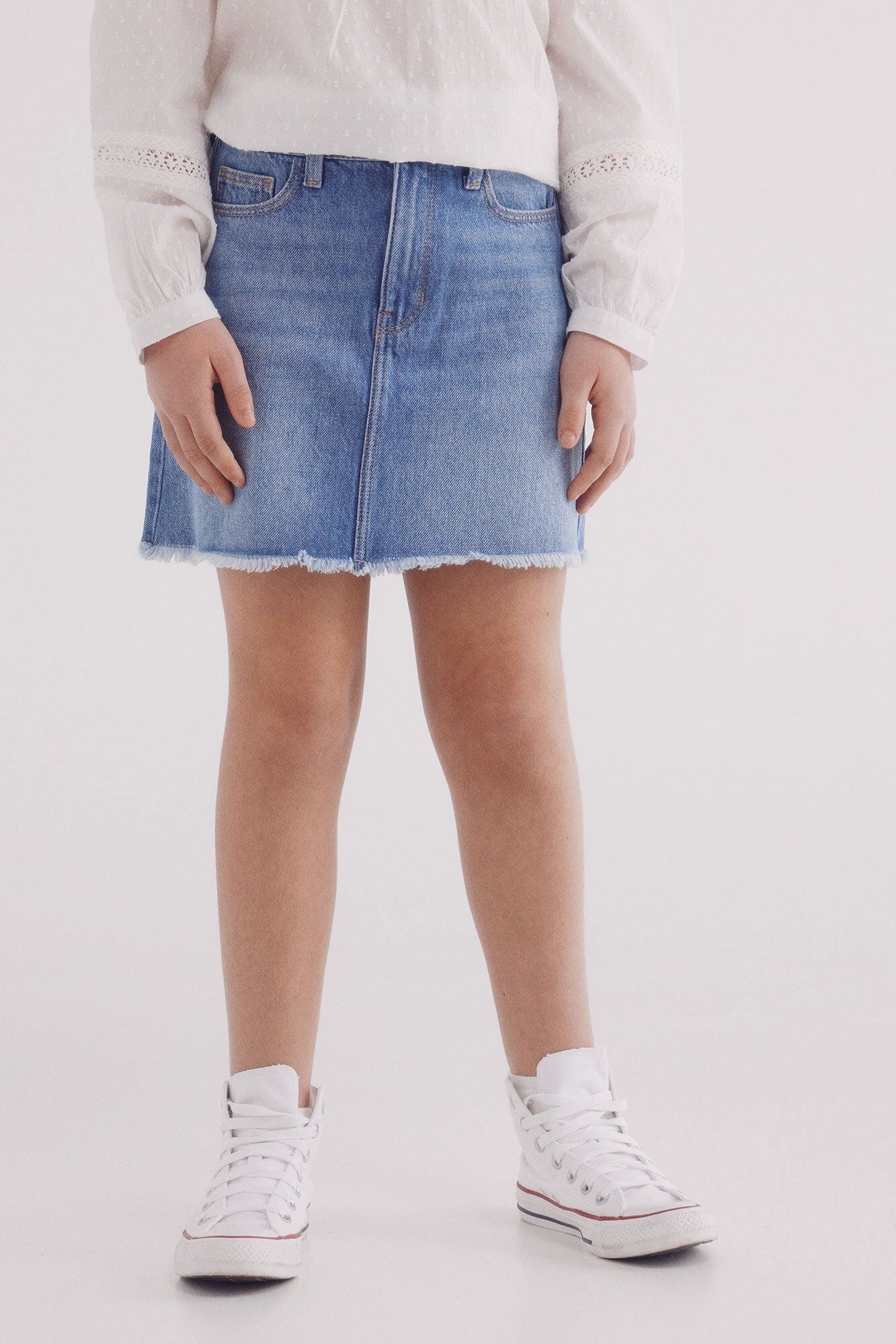 Girl's denim skirt
