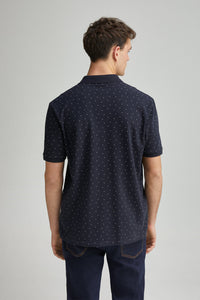 Regular fit all-over print polo