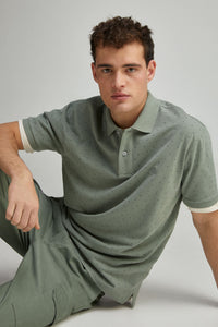 Regular fit all-over print polo