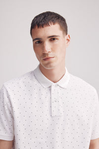 Regular fit all-over print polo