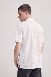 Regular fit all-over print polo