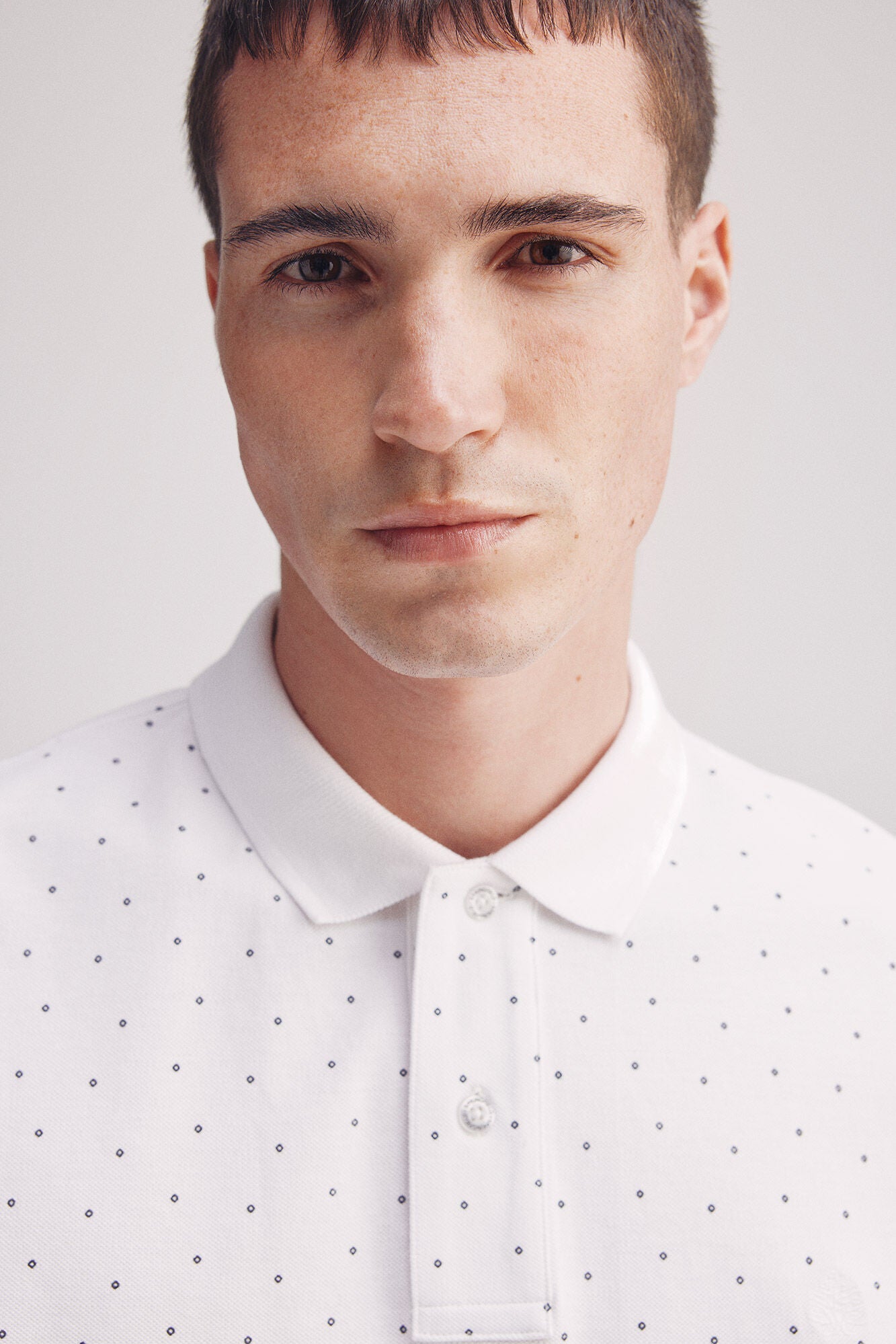 Regular fit all-over print polo