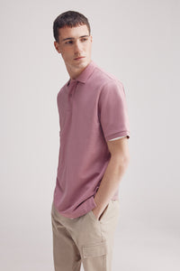 Regular fit structured polo