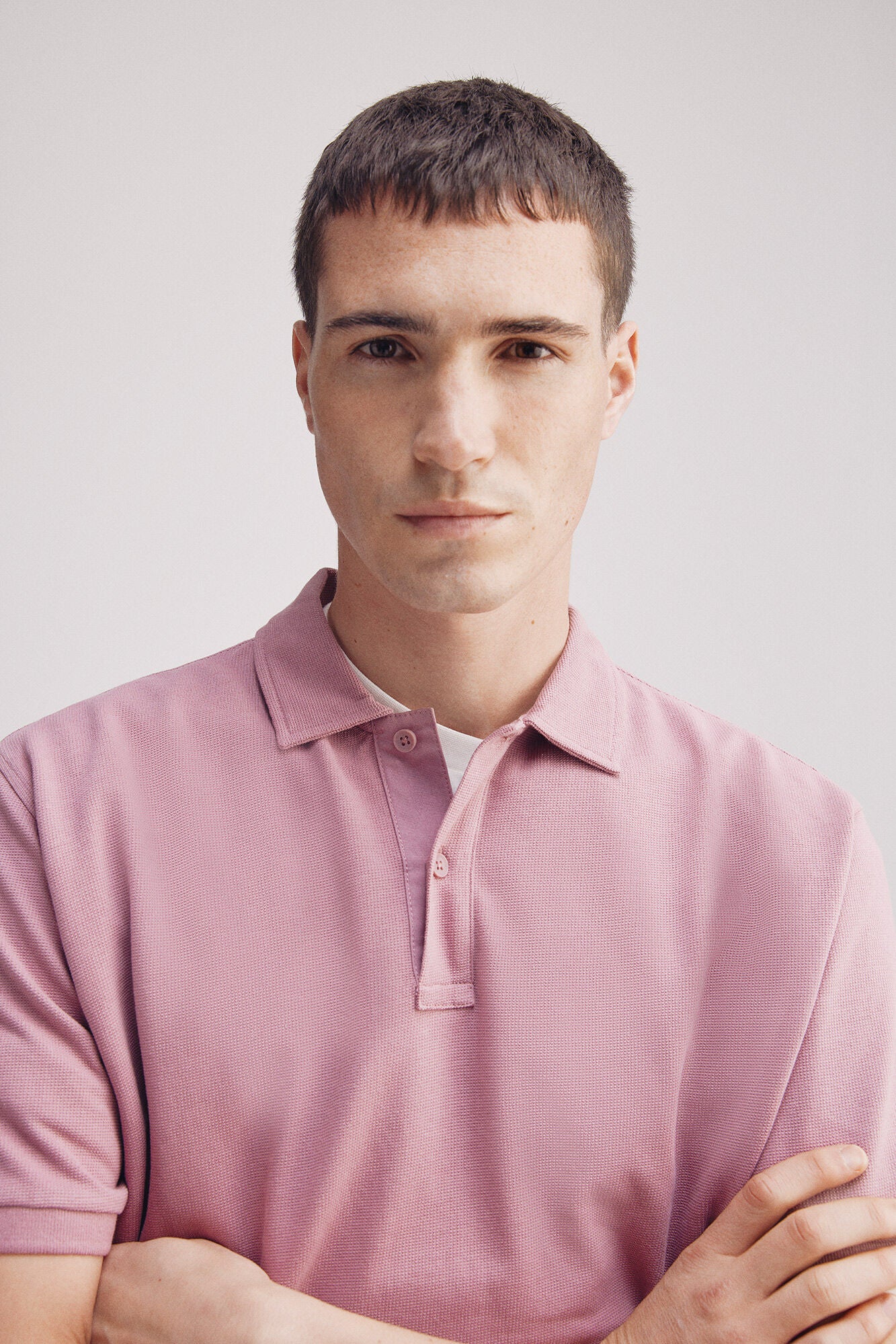 Regular fit structured polo