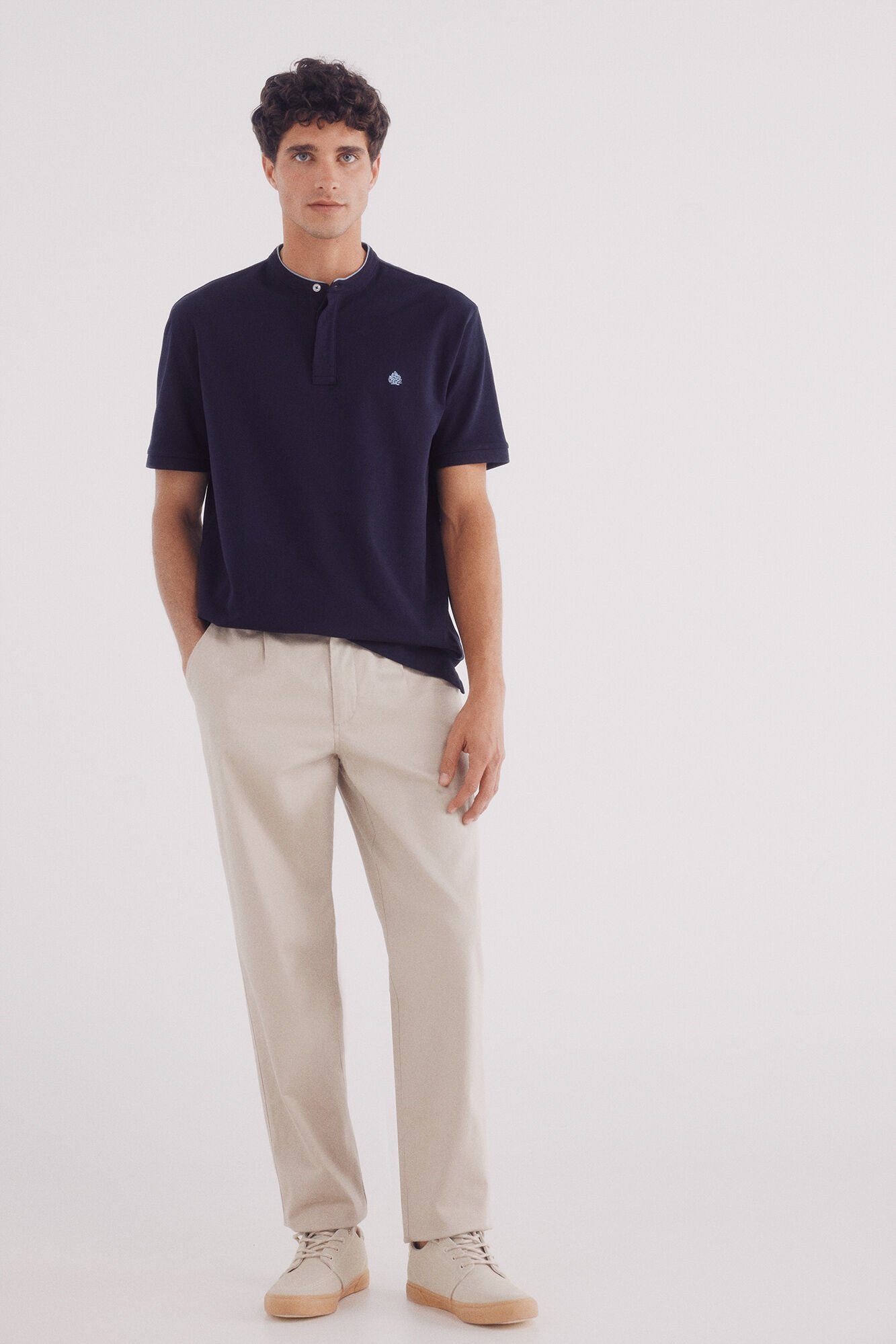 Regular fit Mao polo