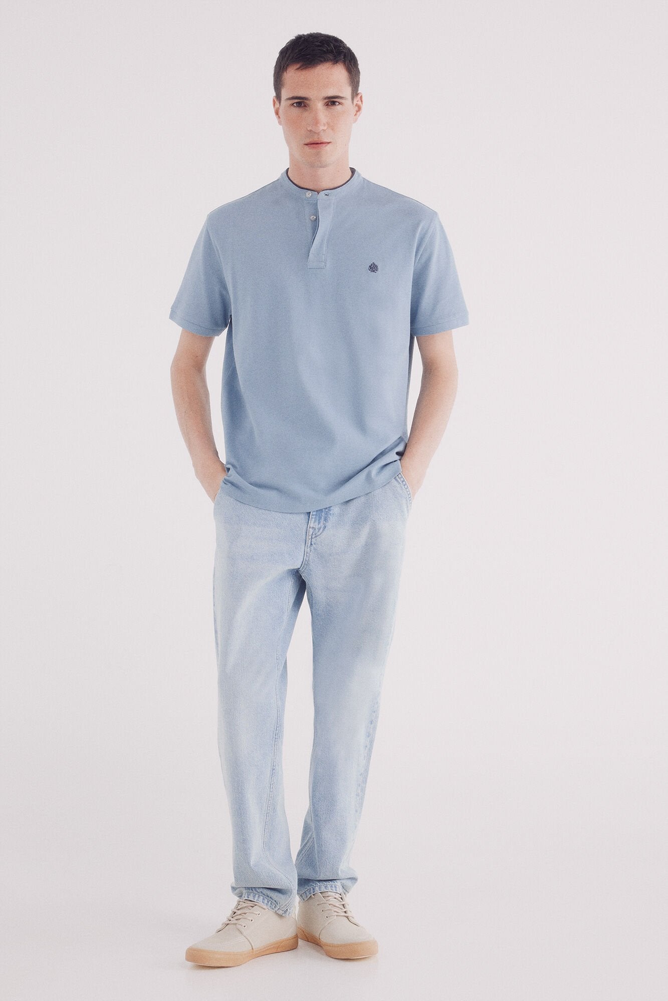 Regular fit Mao polo