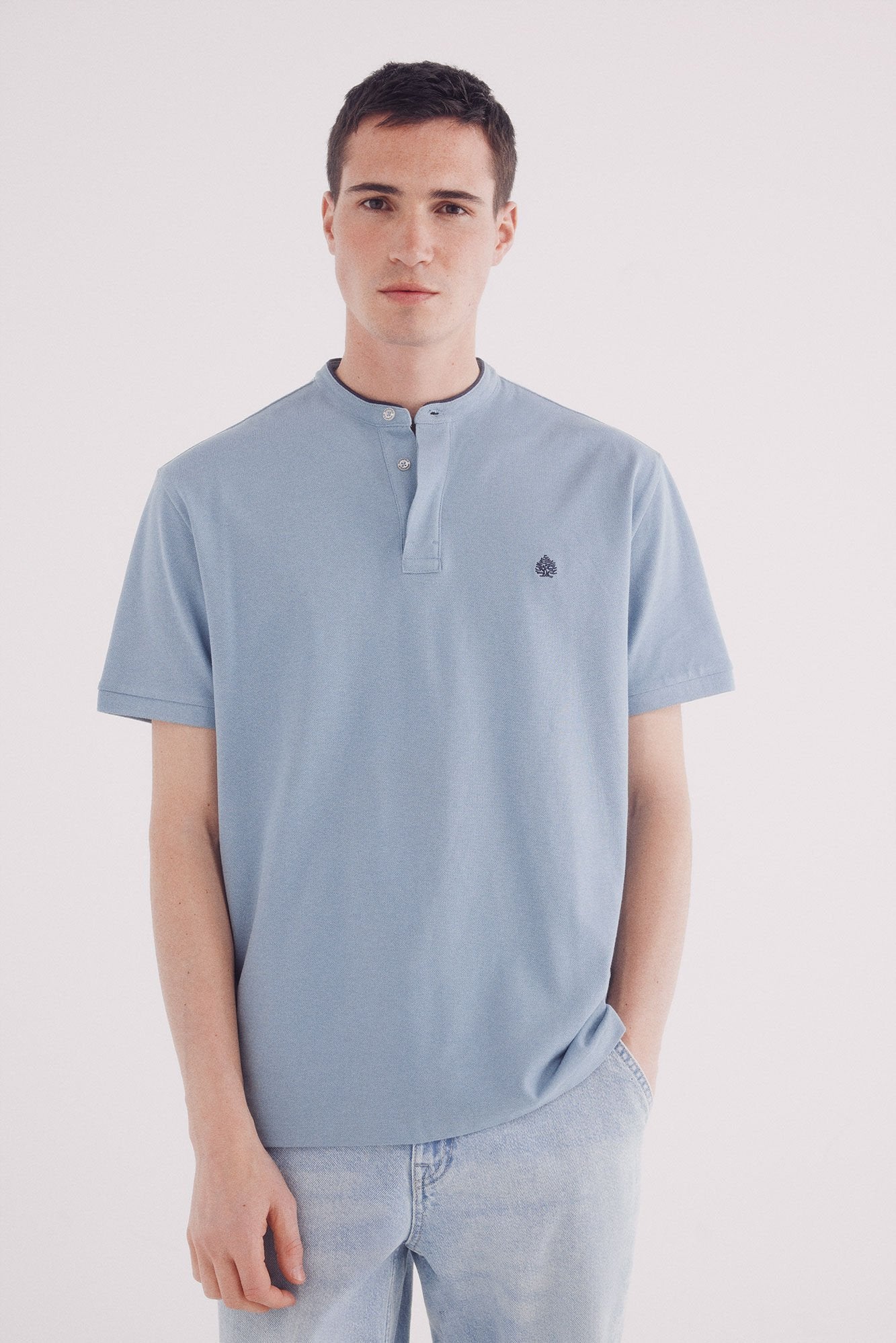 Regular fit Mao polo