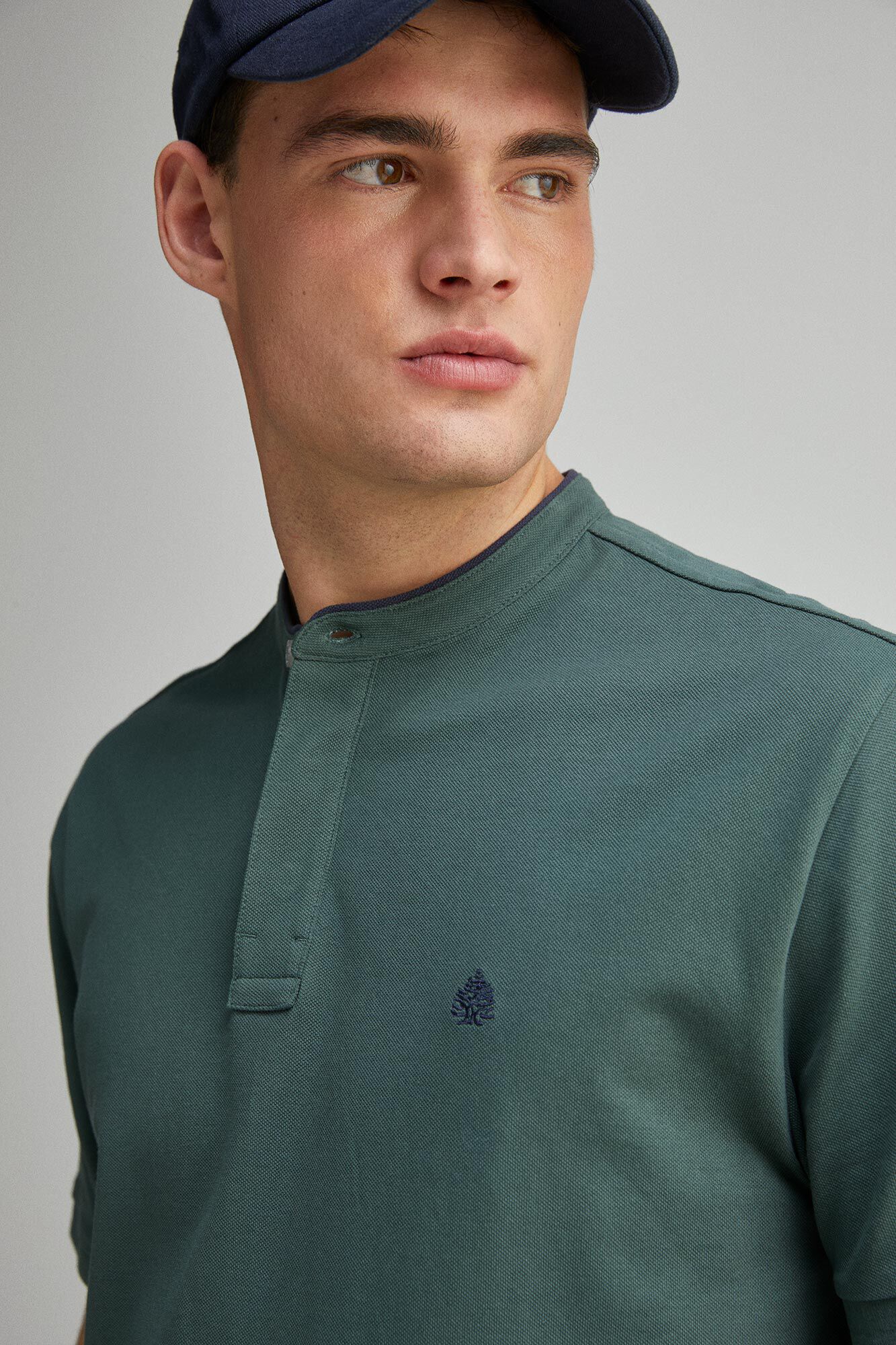 Regular fit Mao polo