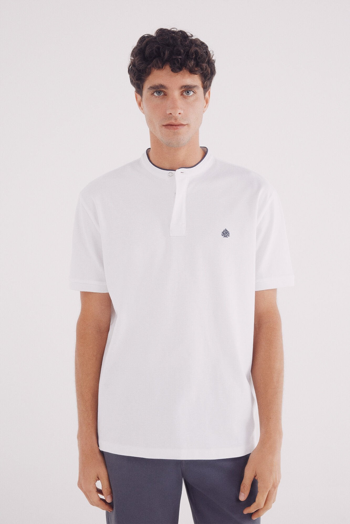 Regular fit Mao polo