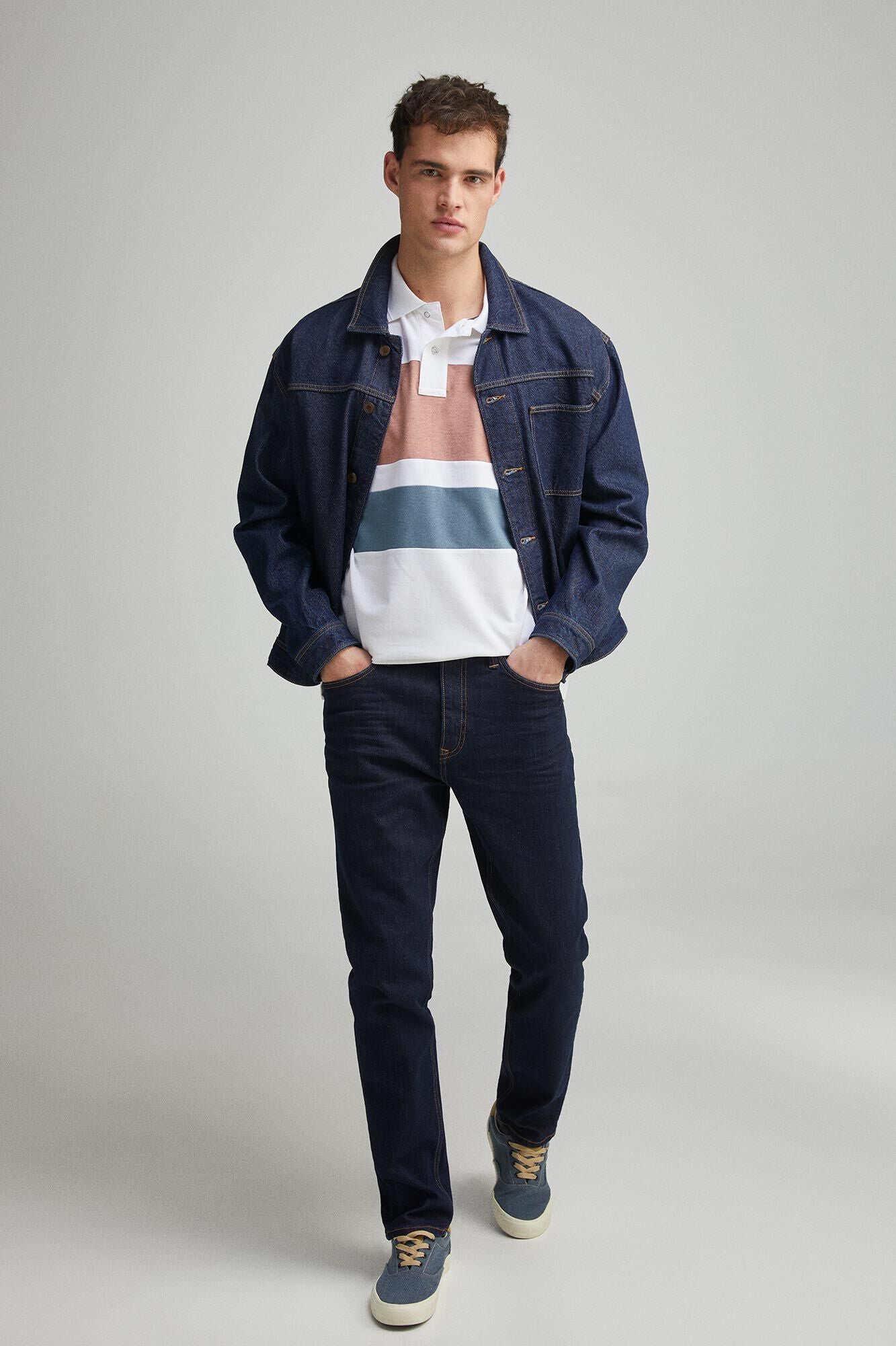 Polo shirt color regular fit