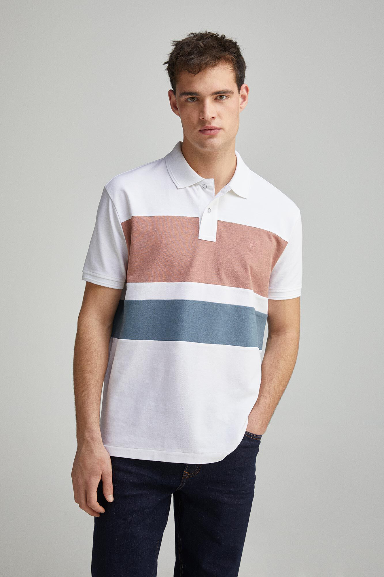 Polo shirt color regular fit