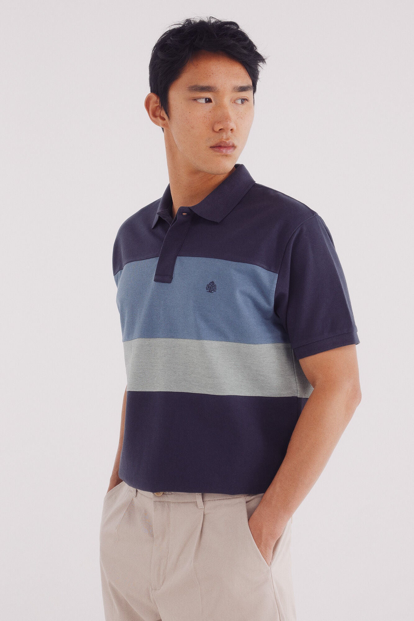 Polo shirt color regular fit