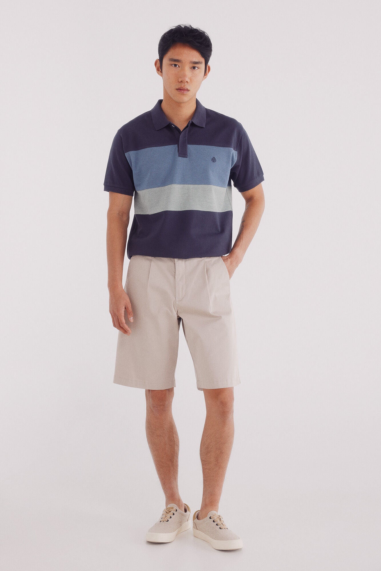 Polo shirt color regular fit