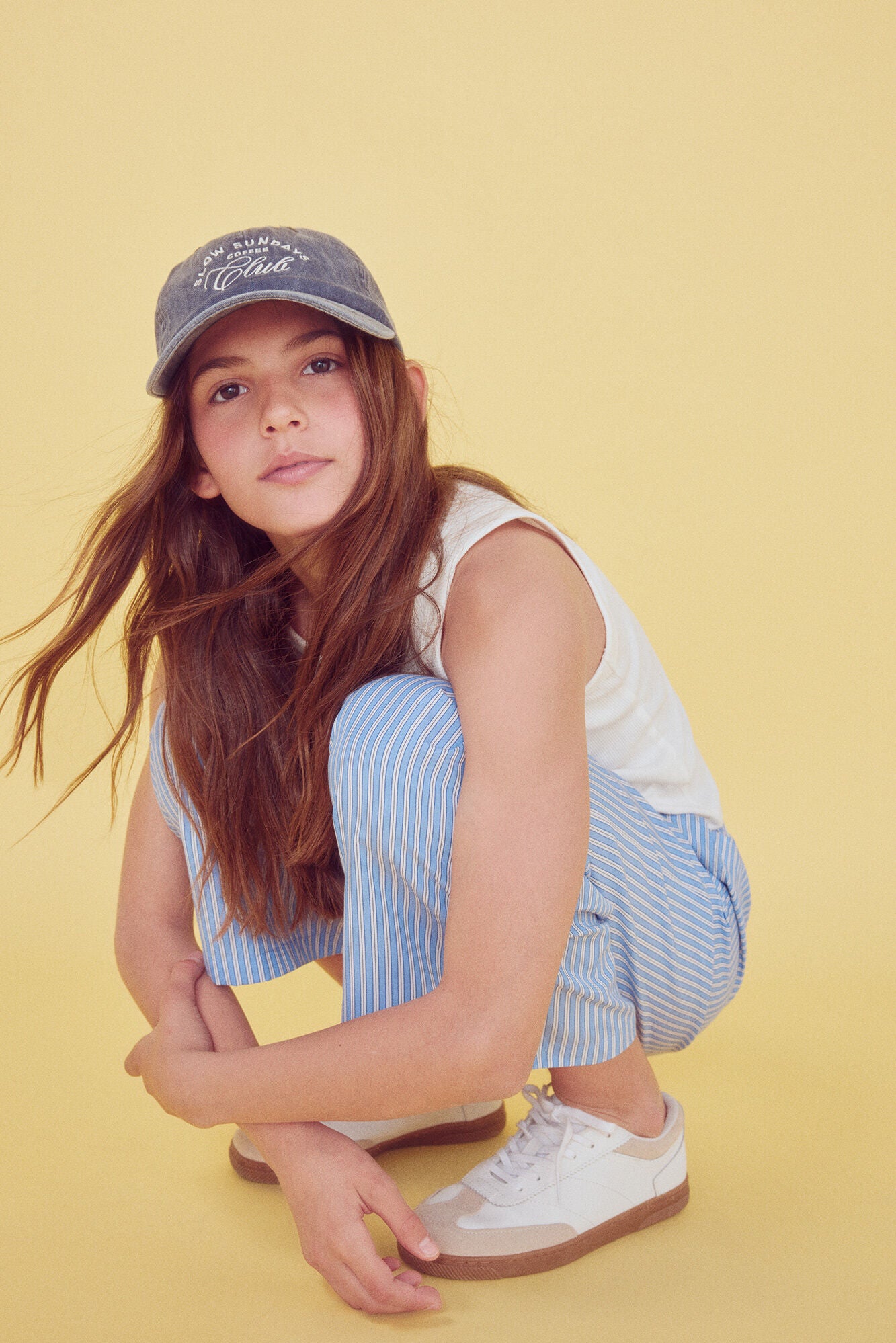 Girls stripped Trousers