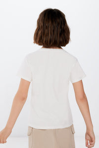 Girls' dragonfly T-shirt with tulle