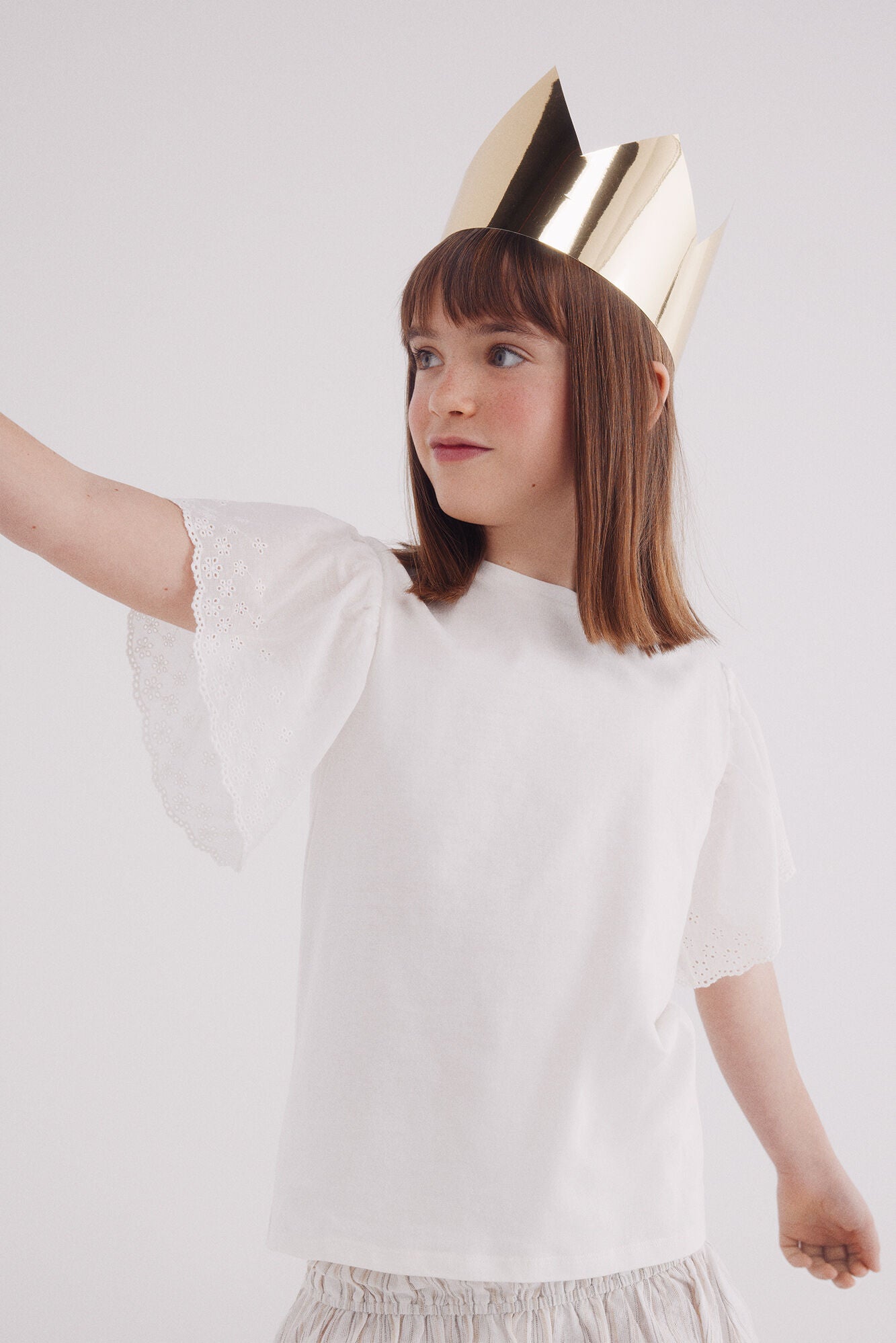 Girl's Ruffle T-shirt