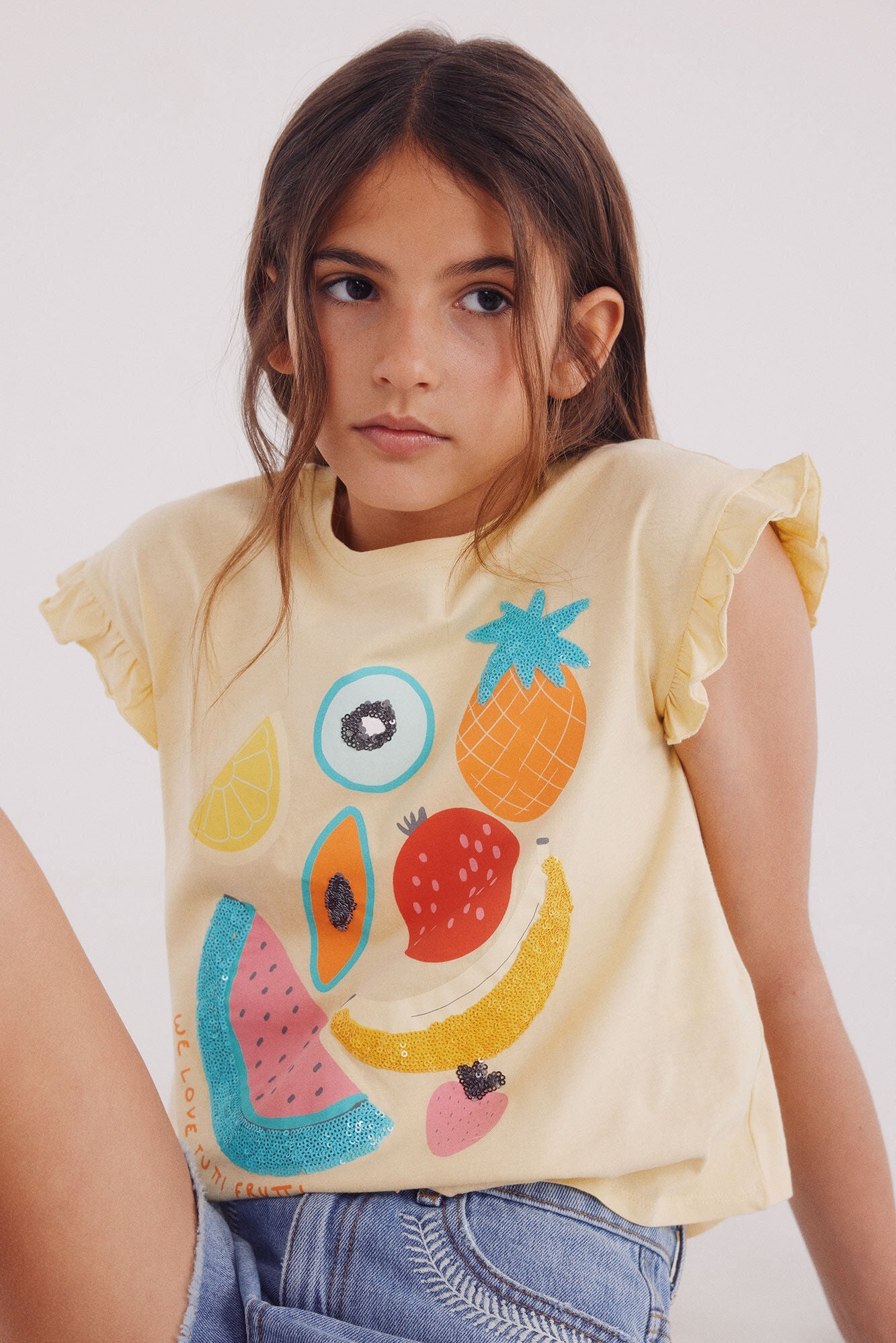 Girl's sequin t-shirt