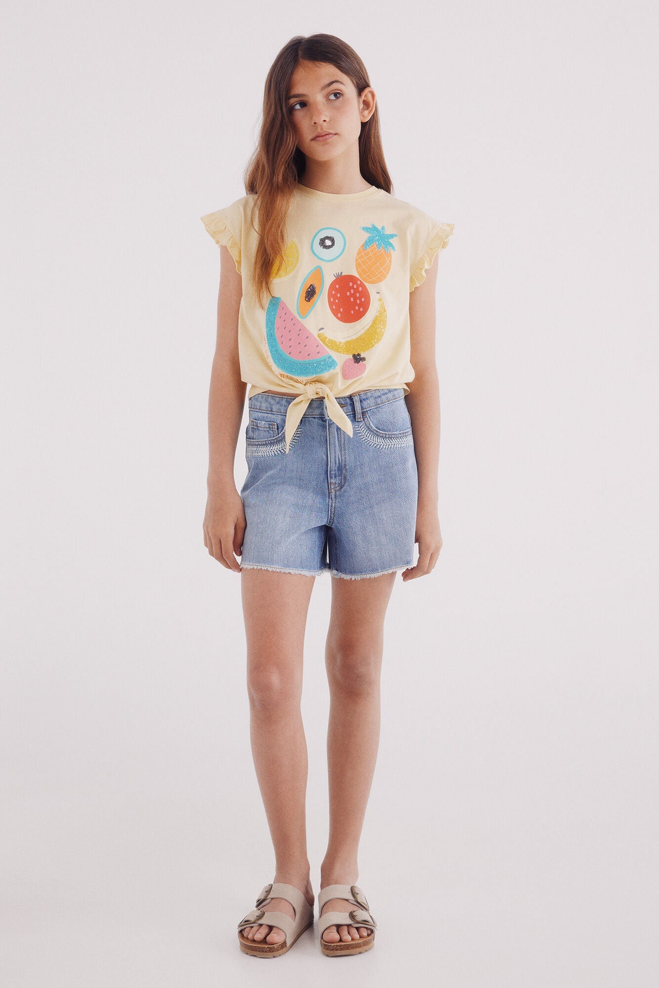 Girl's sequin t-shirt