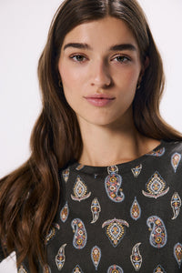 Printed combined T-shirt