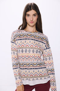 Printed combined T-shirt