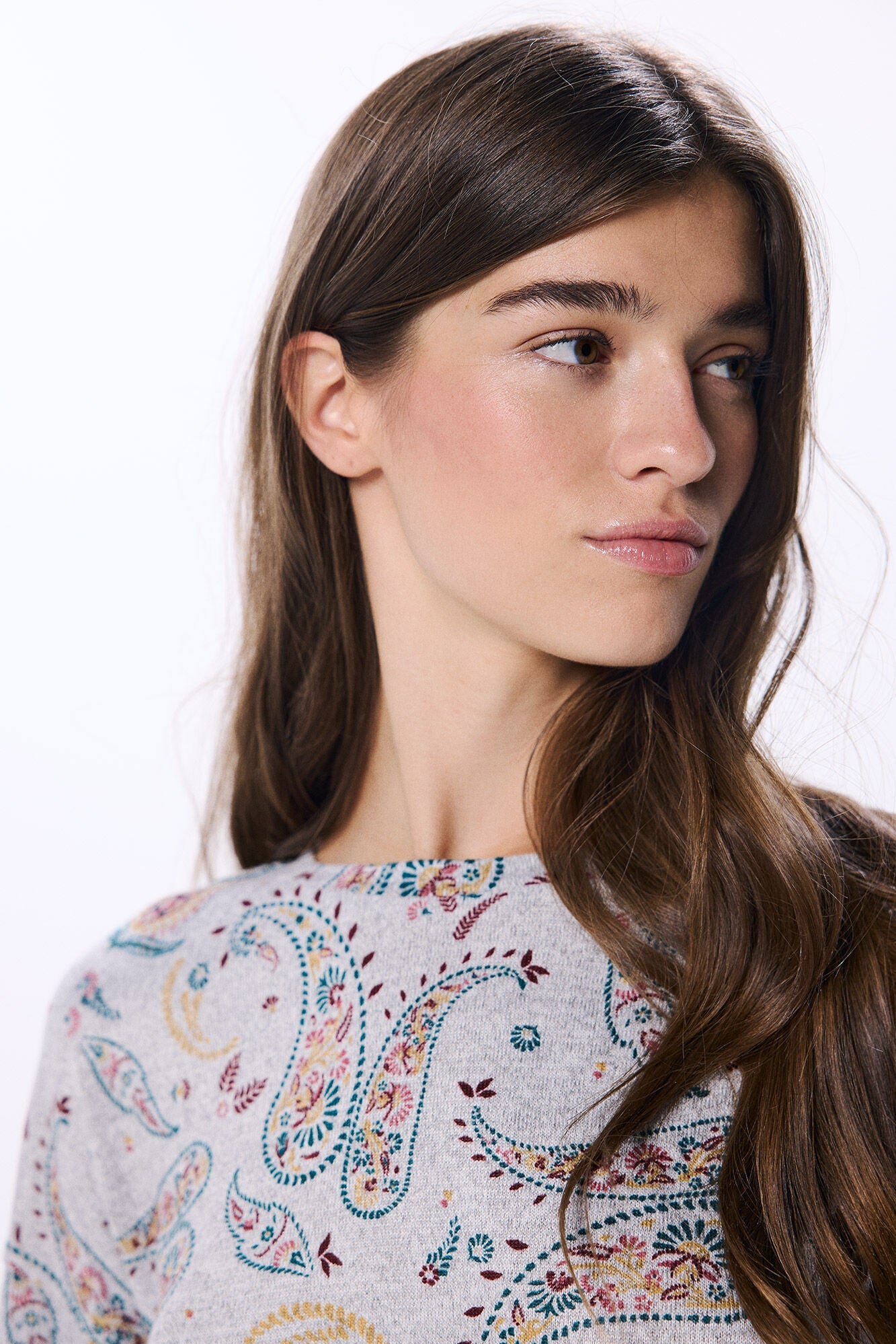 Printed combined T-shirt