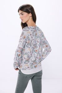 Printed combined T-shirt