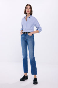 Semi-fitted Oxford shirt