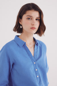 Linen shirt blouse