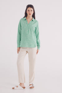 Linen shirt blouse