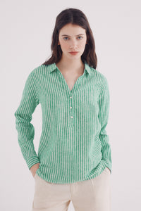 Linen shirt blouse