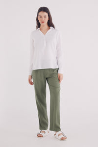 Linen shirt blouse