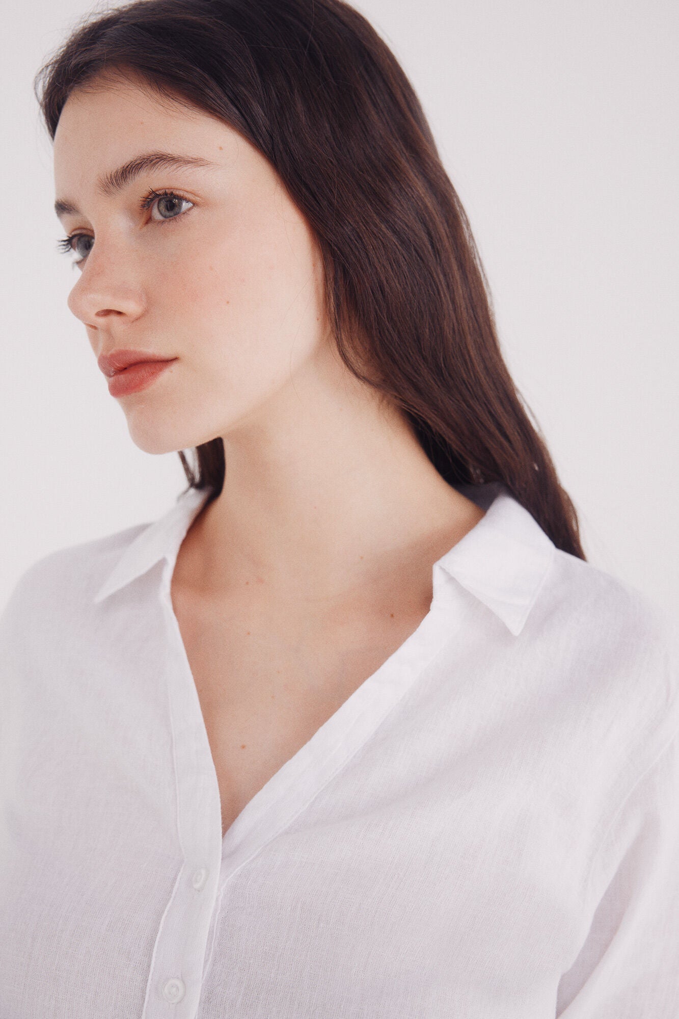 Linen shirt blouse