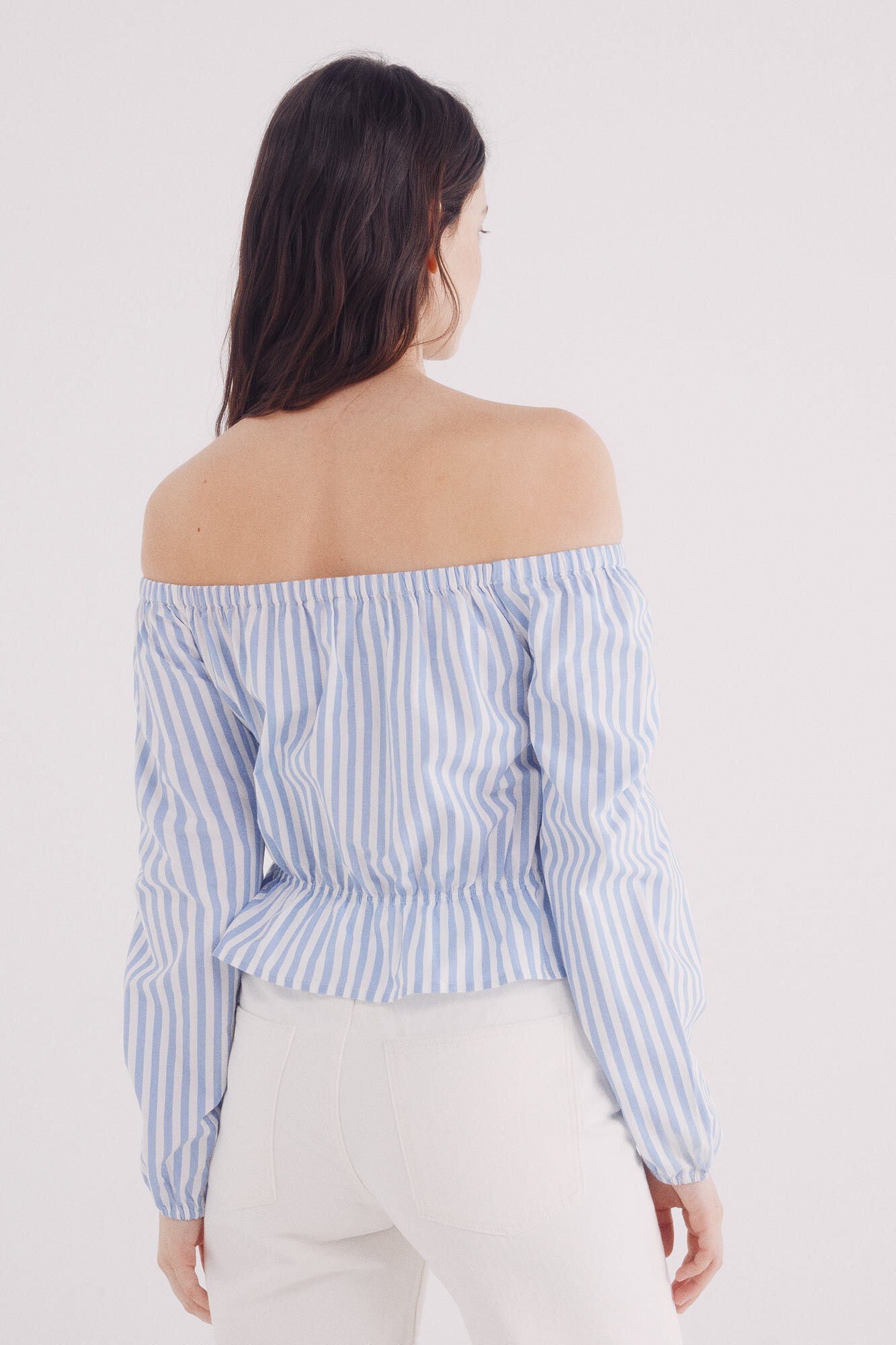 Off-the-shoulder blouse
