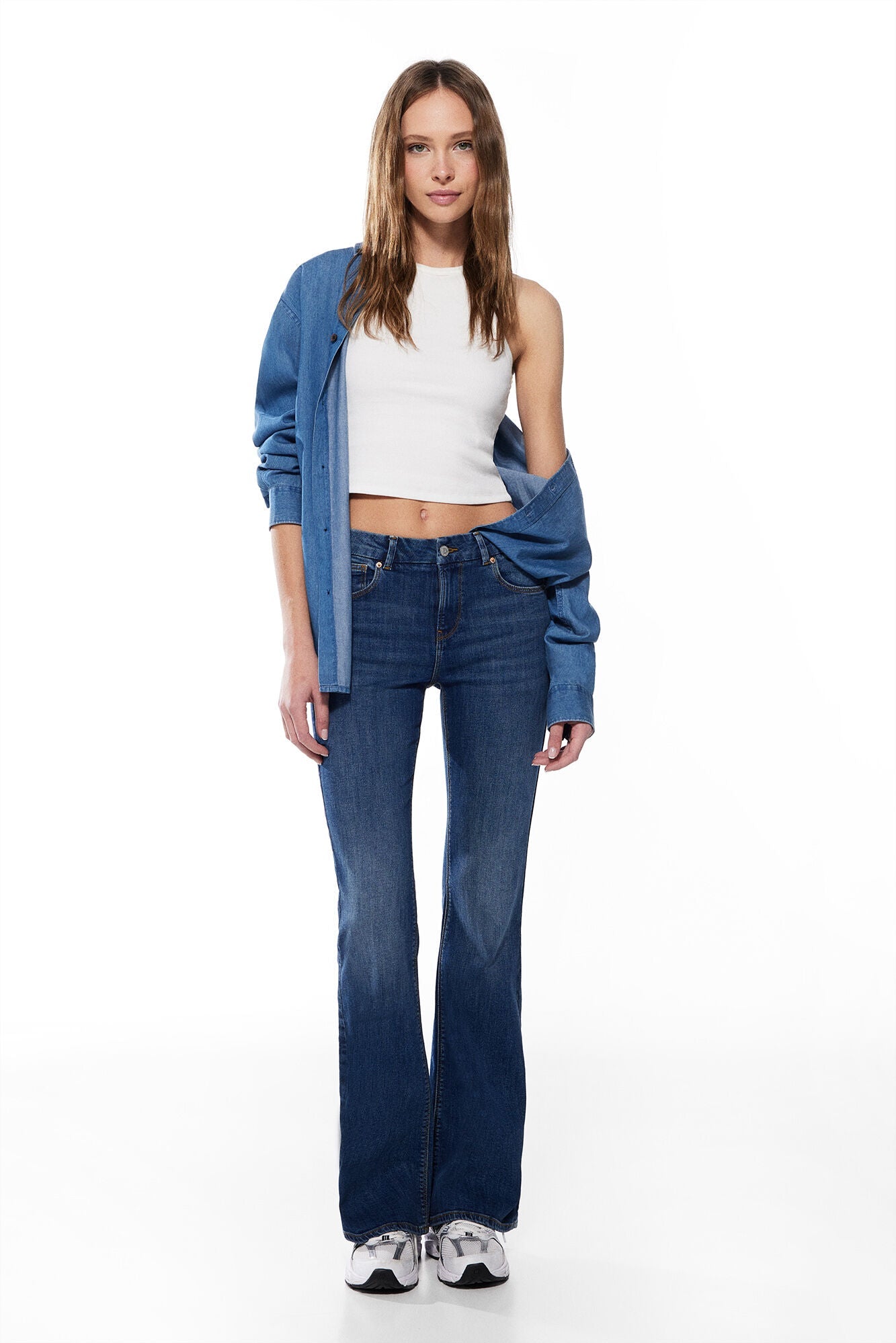 Low flare bootcut jeans