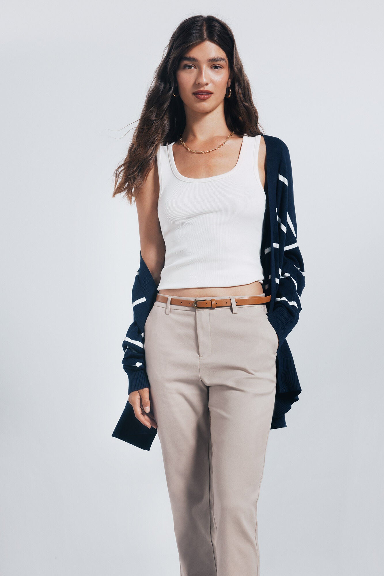 Straight chino pants