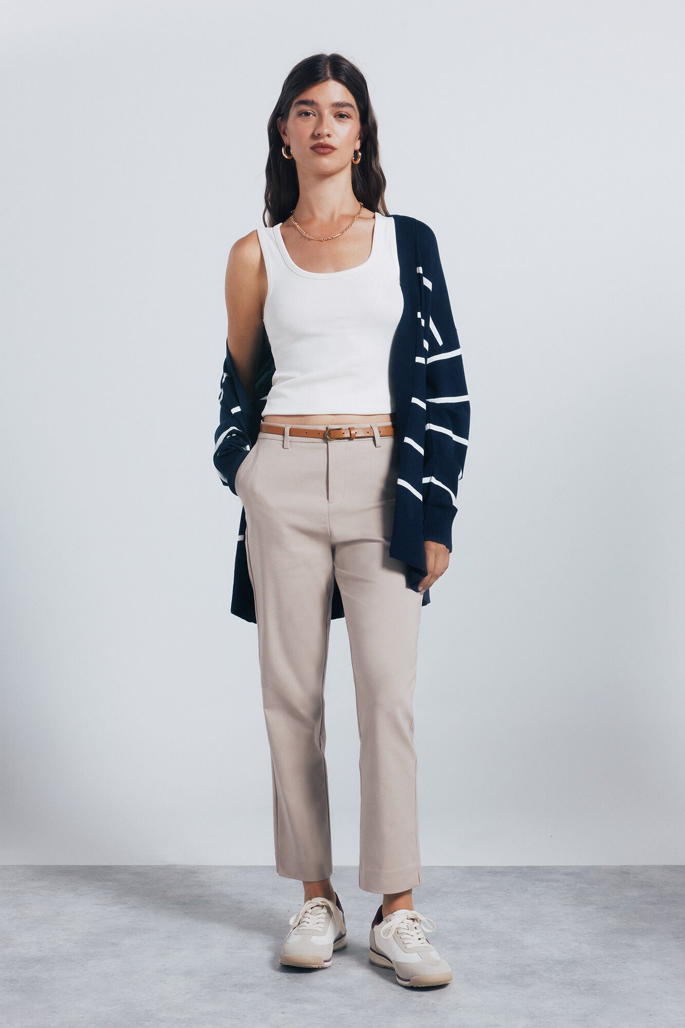 Straight chino pants