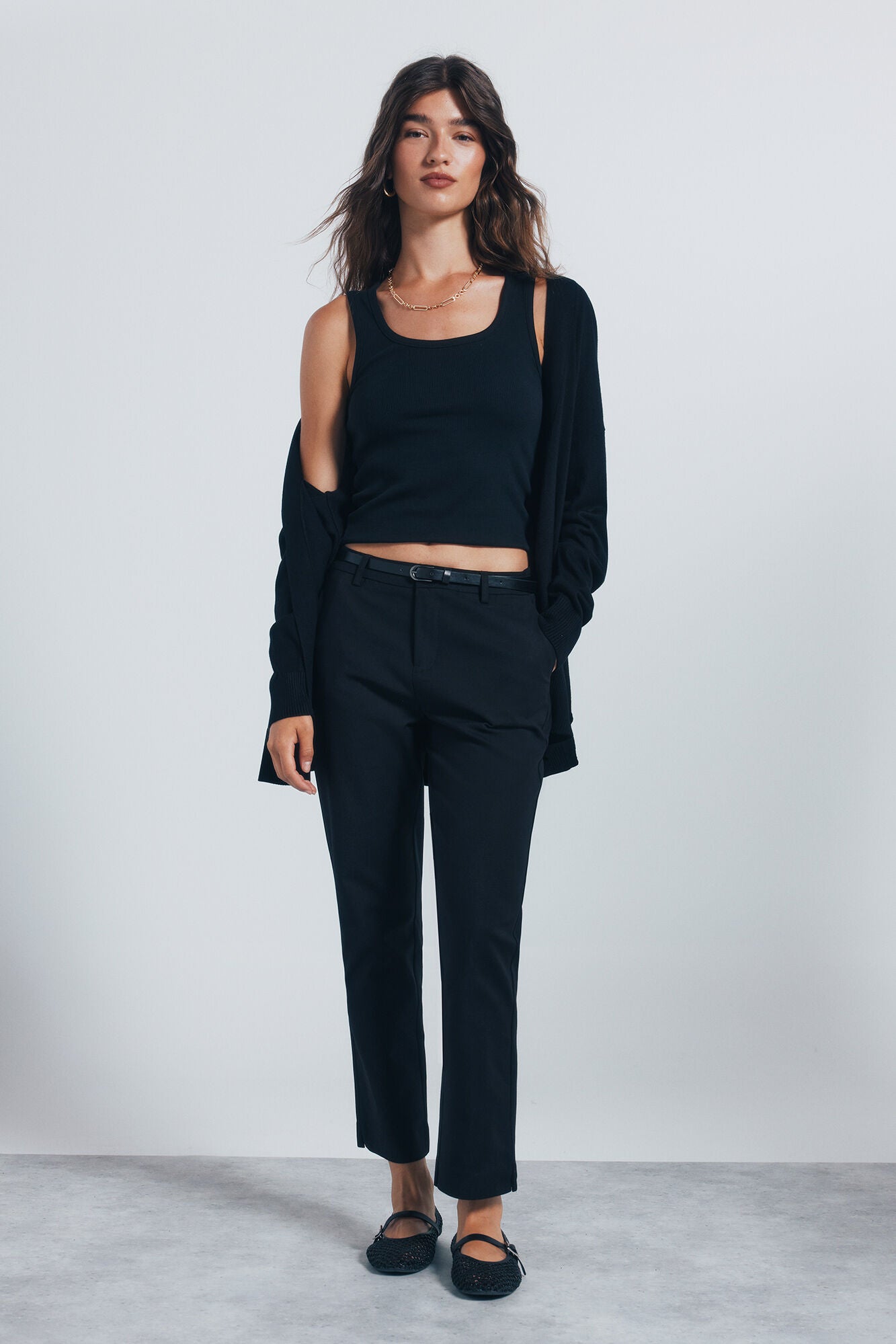 Straight chino pants