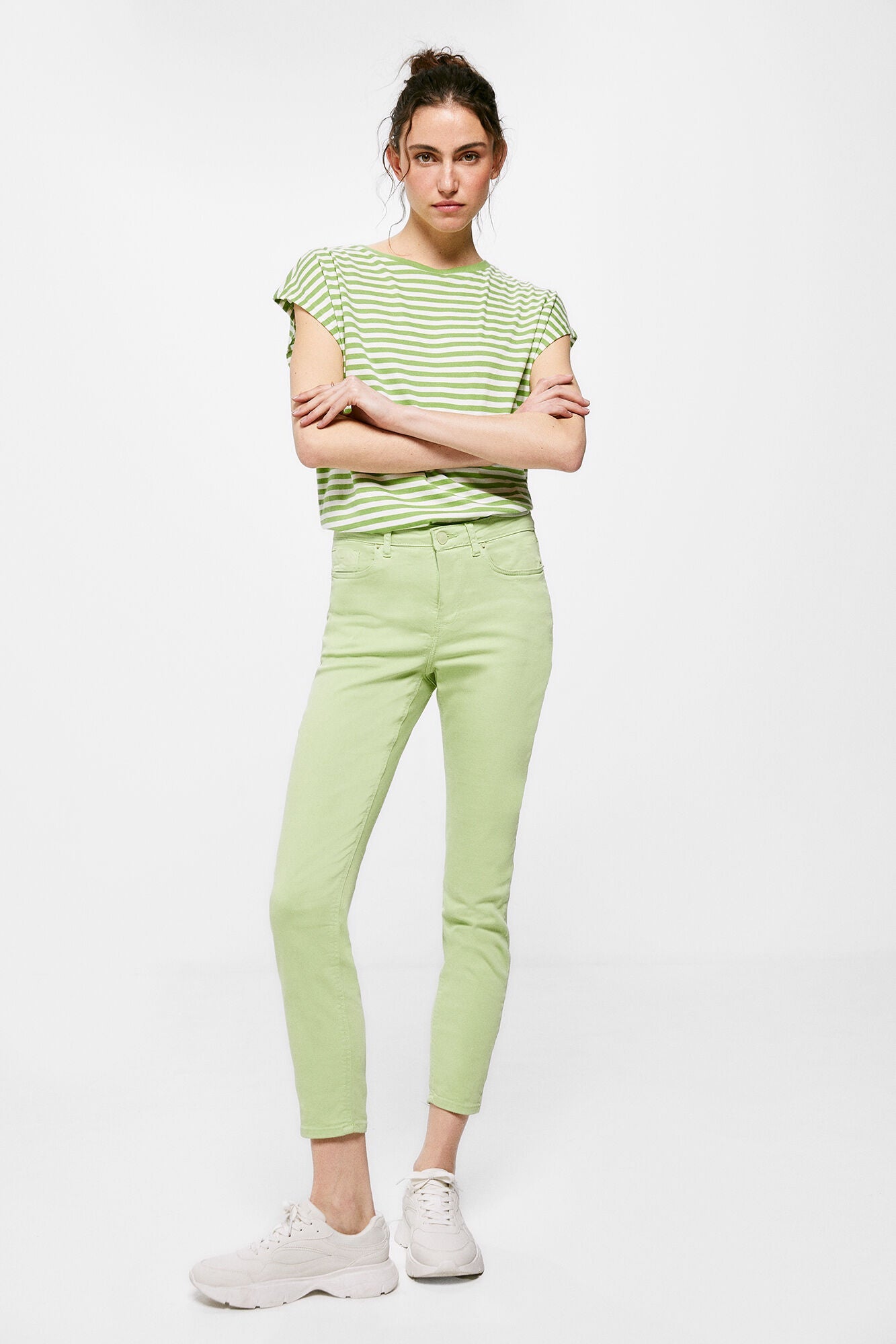 Slim cropped Eco Dye jeans