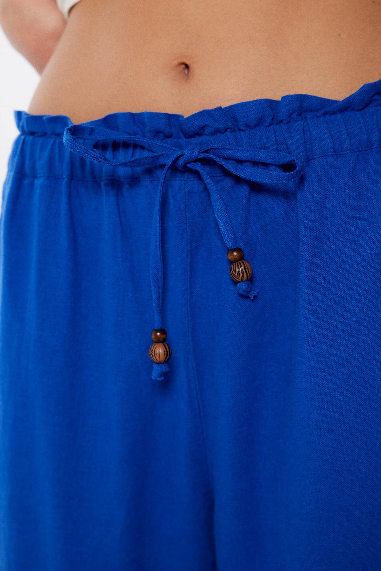 Viscose linen joggers