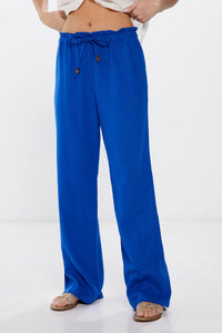 Viscose linen joggers
