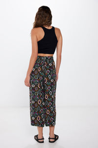Printed flowing culottes