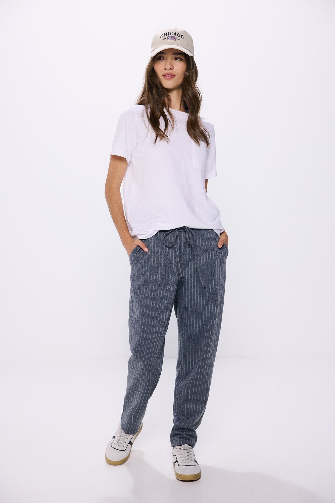 Jersey-knit jogger trousers