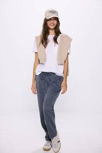 Jersey-knit jogger trousers