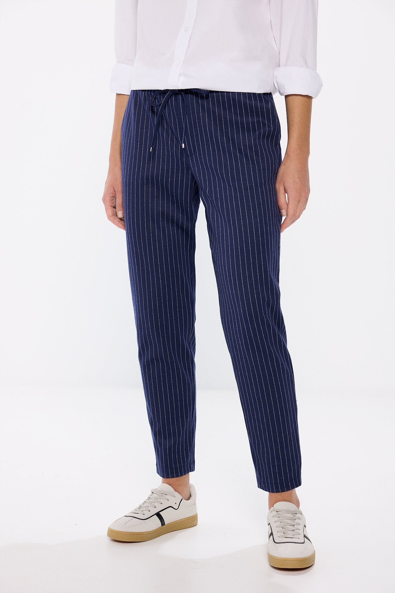 Jersey-knit jogger trousers