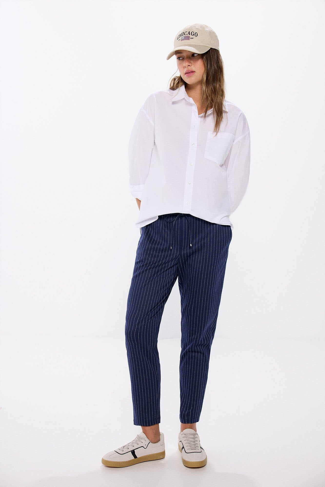 Jersey-knit jogger trousers