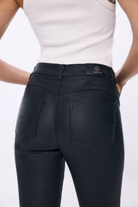 Waxed push up pants